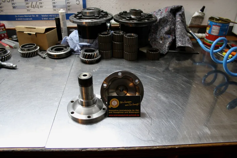 Sperrdifferential mit Triebwelle